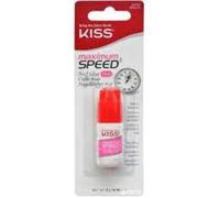 Colle à Ongles KISS Vitesse Maximale Séchage Rapide 3g - Application Précise et Rapide