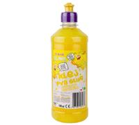 Colle à paillettes jaune PVA 500ml TUBAN