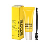 Colle À Pointes Pour Sourcils, Avec Brosse Imperméable Longue Durée À Double Extrémité, 10 Ml, Gel Fixateur Pour Söurcils Transparent, Gel Fixateur Pour Sourcils, Tenue Forte Et Longue Durée, Idéale P