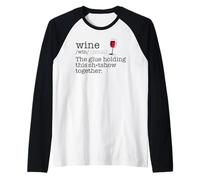 Colle à vin Tenant ce SH-tshow Ensemble Dictionnaire Fun Meme Manche Raglan
