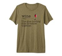 Colle à vin Tenant ce SH-tshow Ensemble Dictionnaire Fun Meme T-Shirt Haut de Gamme