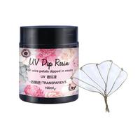 Colle adhésive en résine UV de 100ml, bricolage de fleurs, fabrication de coquilles de résine transparentes, outil de manucure pour la fabrication de bijoux, colle artisanale, Clear