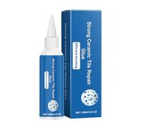 Colle adhésive pour carrelage - Colle de réparation rapide en céramique - Mastic étanche robuste pour carrelage mural, salle de bain, réparation de sol de cuisine, remplacement de joints - 100 g