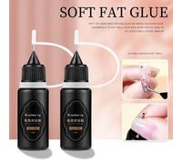 Colle Adhésive Pour Strass Pour Ongles, 1/2 Pièces, Pour Coller Les Décorations 3d, Bricolage, Super Fort, Gemmes En Cristal, Bijoux, Gel D'étanchéité Des Bords.2pcs.