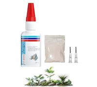 Colle Aquarium, 50g Aquarium Sous L'eau Colle Forte, Super Glue Extra Forte, Sous L'eau Colle Forte, Colle pour Aquarium, Super Glue pour Les mousses et Plantes dans Tous Les Aquariums d'eau