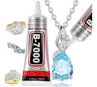 Colle B7000, colle transparente B-7000 Super Jewelry, adhésif industriel transparent pour tissu, réparation de téléphone, fabrication de bijoux, cristaux et pierres précieuses. 110ml-3pcs