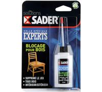 Colle blocage pour bois Sader - Flacon 50 ml