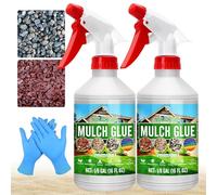 Colle Cailloux Extérieur - Liant pour Gravier 1L - Colle Concentrée Prête à l'Emploi - Pour Coller Gravier, Écorces, Pierres - Applicateur pour Allées de Jardin, Bordures, Aménagement Paysager