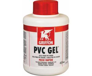Colle canalisation rigide PVC - évacuation ou sous pression - 250ml GRIFFON