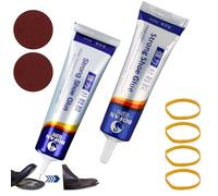 Colle Chaussure, dellyy 2 Pcs Colle Rustine, 60ml Shoe Goo, Professionnelle Colle Chaussure Transparente, Pour Réparer Les Chaussures Usées, Sneakers, Bottes, Sandales, Talons Hauts, Cuir