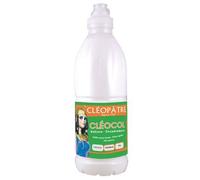 Cléopâtre – Colle Cléocol – Blanche extra forte, prise rapide – Flacon 1000 ml