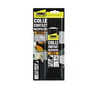 UHU Colle Contact Néoprène Gel anti-goutte universelle super forte multi-matériaux Tube 120 g