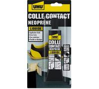 Colle Contact Néoprène 42G Extra-Forte Transparente Adhérence Immédiate Multi-Matériaux pour Métal Cuir Caoutchouc et Bois