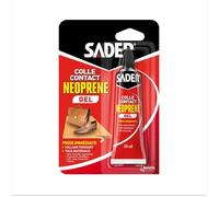 Colle contact néoprène gel extra forte - SADER - Tous matériaux - Prise immédiate - Tube 55 ml