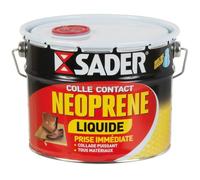Colle contact néoprène liquide - SADER - 2.5 L - Application facile - Collages super puissants