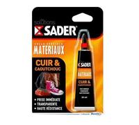 Colle cuir et caoutchouc - SADER - Prise immédiate - 30 ml