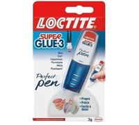 Loctite | Colle Super Glue-3 Creative (stylo de 3 g) - Colle gel cyanoacrylate ultra précise qui ne coule pas - Colle forte pour collage rapide et puissant sur surfaces poreuses et verticales