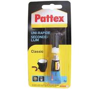 Colle cyanoacrylate - PATTEX - Repar'Express - 3 g - Embout ultra-fin - Multi-matériaux