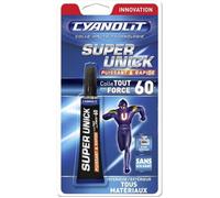 Colle - Cyanolit - Super Unick - 15 g - Multi-matériaux - Ultra puissant - Réparations rapides