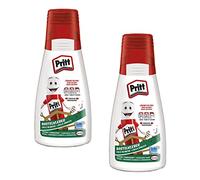 Colle de bricolage Pritt, 2 flacons de 100 g de colle universelle à séchage transparent pour la maison, l'école ou le bureau, colle de bricolage blanche pour les enfants