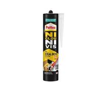 Pattex – Colle de fixation Ni Clou Ni Vis Extra Fort – Maintien immédiat, Rapide – Cartouche 380 g