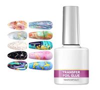 Colle De De Feuille D'ongle - 10 Ml Ďe Vernis Adhésif Fort Pour Manucure Étoilé, Gel Longue Durée, Fourniture D'art Décoratif | Liquide Professionnel UV LED, Accessoire Đe Beauté Pour L