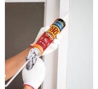 Colle de fixation et d'étanchéité - CYANOLIT - Blanc - Cartouche 290 ml - Polyvalente - Résistant et flexible