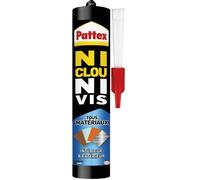 Colle de fixation & mastic d'étanchéité - Pattex - 390g - Haute qualité - Flexible - Intérieur/extérieur