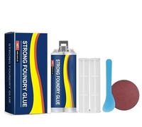 Colle de fonderie puissante pour métal, colle de soudure AB Metal Glue, super adhésive résistante à la chaleur, pour plastique, acier, céramique, carrelage, étanchéité améliorée, pour toutes surfaces