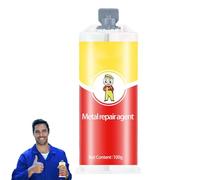 Colle de liaison métallique - scellant adhésif industriel, solution de réparation des métaux, ciment étanche | Adhésif à fixation de l'appareil, agent de liaison solide avec utilisation de l'a