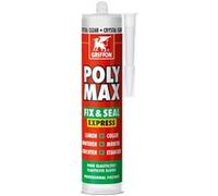 Colle de montage et mastic d'étanchéité POLY MAX FIX - SEAL EXPRESS - Cartouche 425 g - Blanc Blanc G