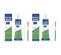 Colle de reliure de livres de qualité supérieure, 60 ml, adhésif transparent à séchage rapide, pour réparation de livres, enveloppes, cartes postales, cartes de vœux, invitations, loisirs créatifs