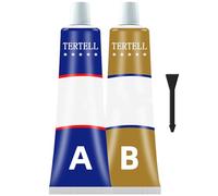 Colle de réparation pour métal 1 jeu de colle la plus forte 100 ml pour le métal avec outils d'application Pâte résistante à l'eau, aux chocs et à la température pour réservoir, pompe, moteur, rob