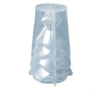 Colle décorative en silicone pour sapin de Noël, bonhomme de neige, matériau ferme et flexible pour une utilisation festive (arbre à vagues)
