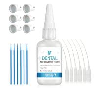 Colle Dentaire Extra Forte, Ciment Dentaire, 50g+Accessoires