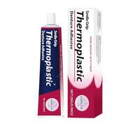 Colle Dentaire Extra Forte Thermoplastique 28g, Adhésif pour Prothèse Dentaire Réutilisable, Fixation Longue Durée Confortable, Facile à Appliquer pour Usage Quotidien et Voyage