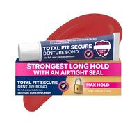 Colle Dentaire | Maintien Longue Durée Sécurisé Scellé Étanche Adhésif Pour Partiels,Adhésif Fort Pour Porteurs De Dentier,Pour Femmes Hommes Famille Amis Grand-Mère Grand-Père