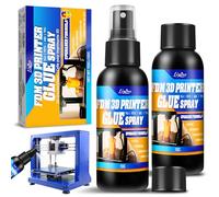 Colle d'impression 3D - PLA Colle 3D Version mise à jour, empêche la courbure sur la plaque de pression chauffée, colle spray 3D pour ABS, PLA, PETG, filaments TPU sur différentes plaques de pression