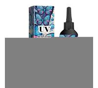 Colle dure en résine UV, résine UV dure transparente, résine époxy à séchage UV haute brillance 100 g pour fleurs séchées, colle de durcissement haute brillance pour travaux manuels