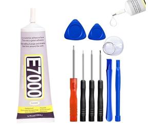 Colle E7000 Forte pour Réparation d'Écran de Smartphone, Colle B7000 Bijoux et Écran Tactile Accessoires Inclus