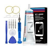 Colle Ecran Smartphone, Colle pour Telephone Portable, Convient pour Coller Les Écrans de Téléphones Portables Tablettes Ordinateurs Portables Appareils Photo etc, 50ML (Blanc)