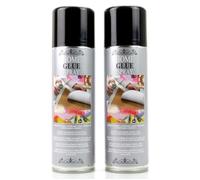 Colle en Spray - Lot de 2 - 300 ml - Adhésion quasi-permanente - Très bonne qualité