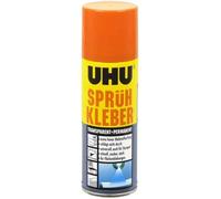 Colle en spray - UHU - 200 ml - Permanente - Transparente - Application uniforme