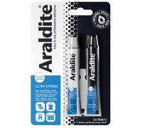 Huntsman Araldit Standard 15ml (Lot de 2) - Époxy, Tube, Adhésif, Haute Performance, Résistant à l'eau, Transparent