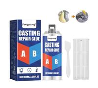 Colle Epoxy pour Métal - ZIG-ZAG TERRITOIRES - Réparation Fissures - Résistante jusqu'à 150°C - 100g