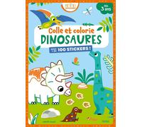 Colle et colorie : Dinosaures