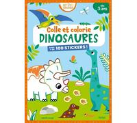 Colle et Colorie - Dinosaures - Isabelle Jacqué - Fleurus - broché - Document jeunesse