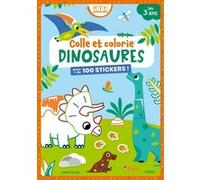 Colle et Colorie - Dinosaures Isabelle Jacqué (Illustration)