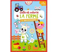 Isabelle Jacqué – Colle et colorie : La ferme – Broché – Fleurus