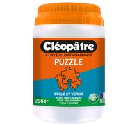 Colle et vernis pour puzzles - CLEOPATRE - Cléo’Puzzle - 250 gr - Transparent - Protection durable